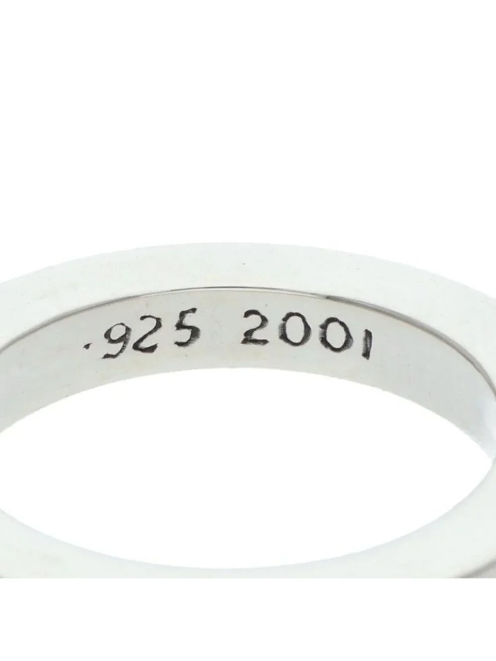 Chrome Hearts Spacer Pln Plain Silver Ring